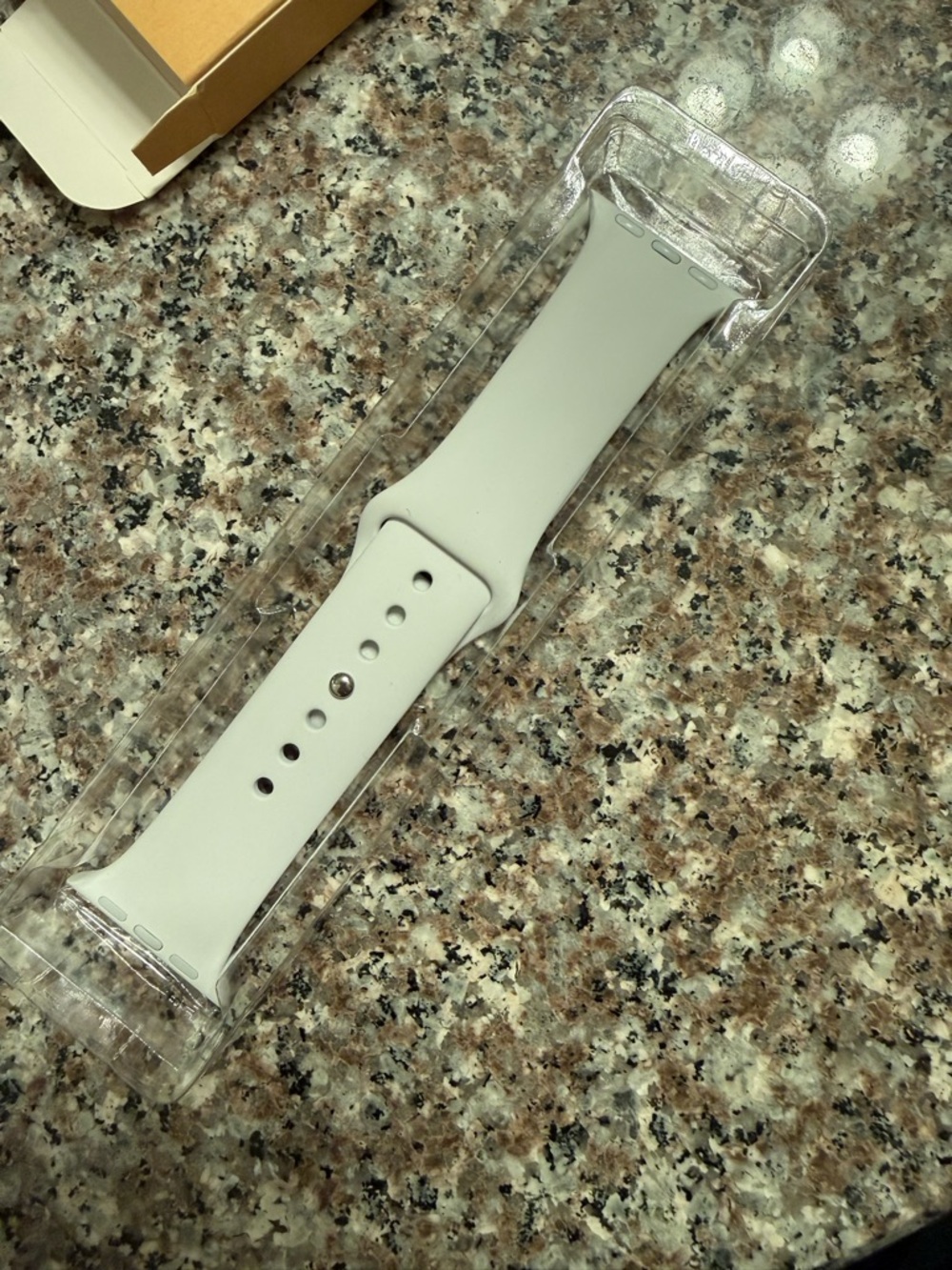 White Silicone Watch Band